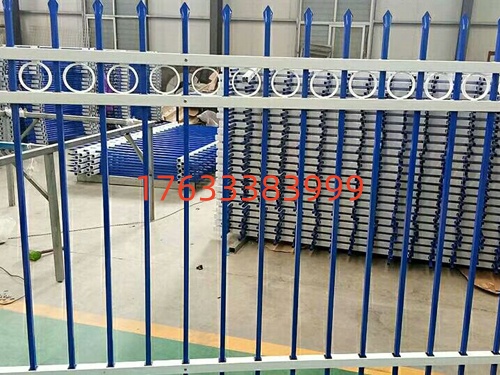 鋅鋼護(hù)欄三橫梁圖片2